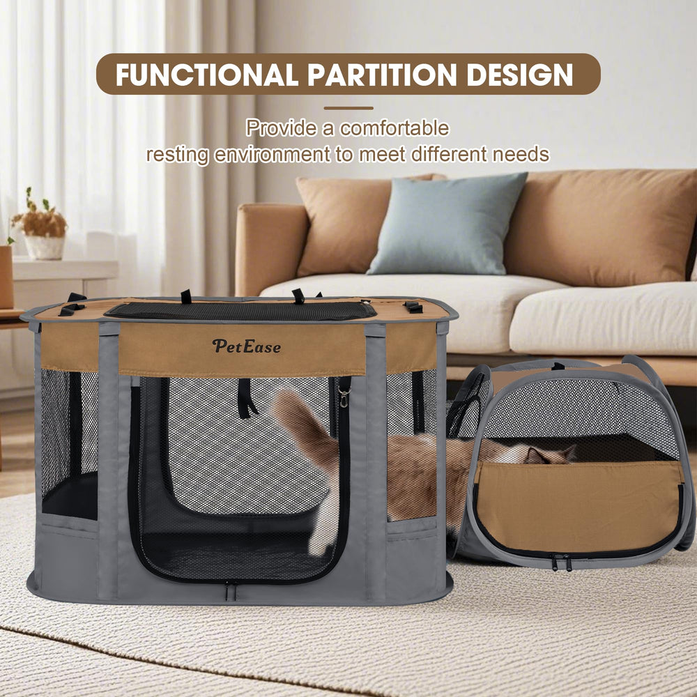 PETEASE waterproof base and easy-clean materials