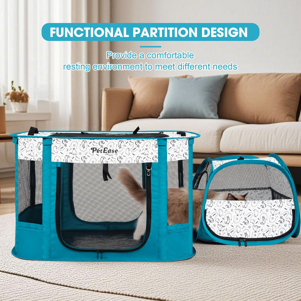 PETEASE waterproof base and easy-clean materials simplify maintenance.