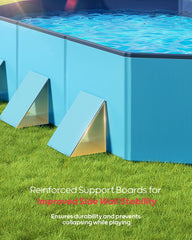 Peteast dog pool durable materials emphasize scratch and tear resistance for long use