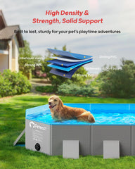 Peteast durable bottom material resists scratches for long-lasting outdoor use