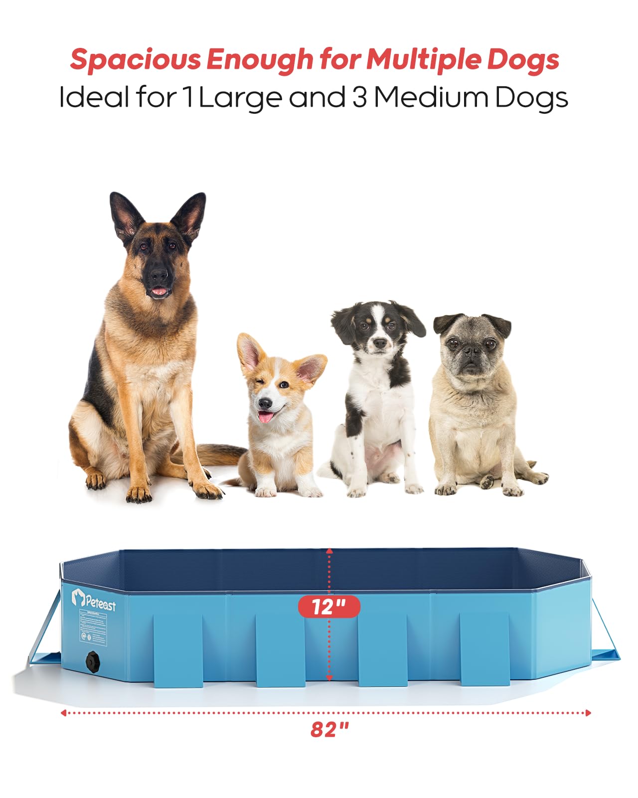 Peteast indoor outdoor use enables flexible setup for pets anywhere