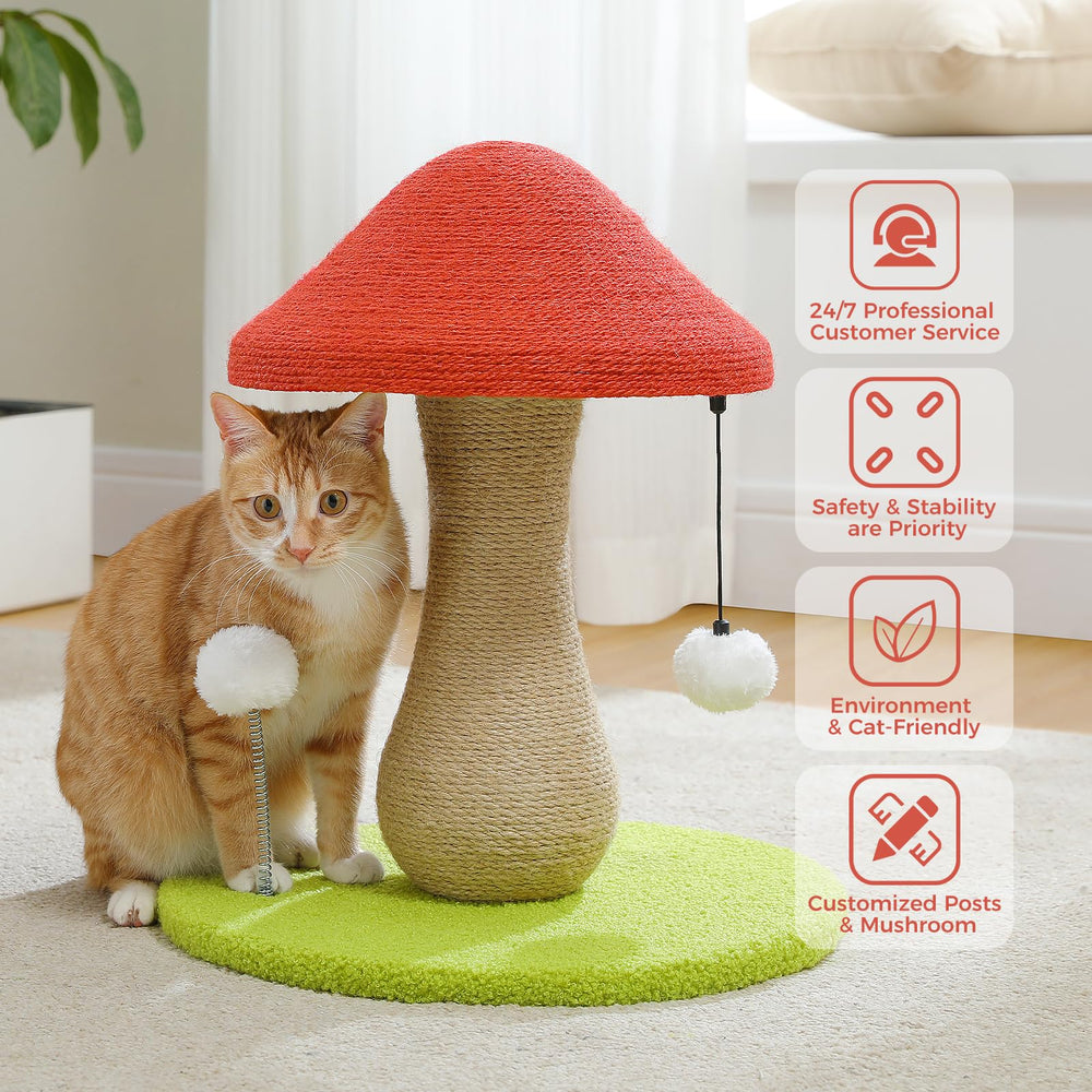 PETEPELA indoor cat post keeps small spaces engaging and tidy
