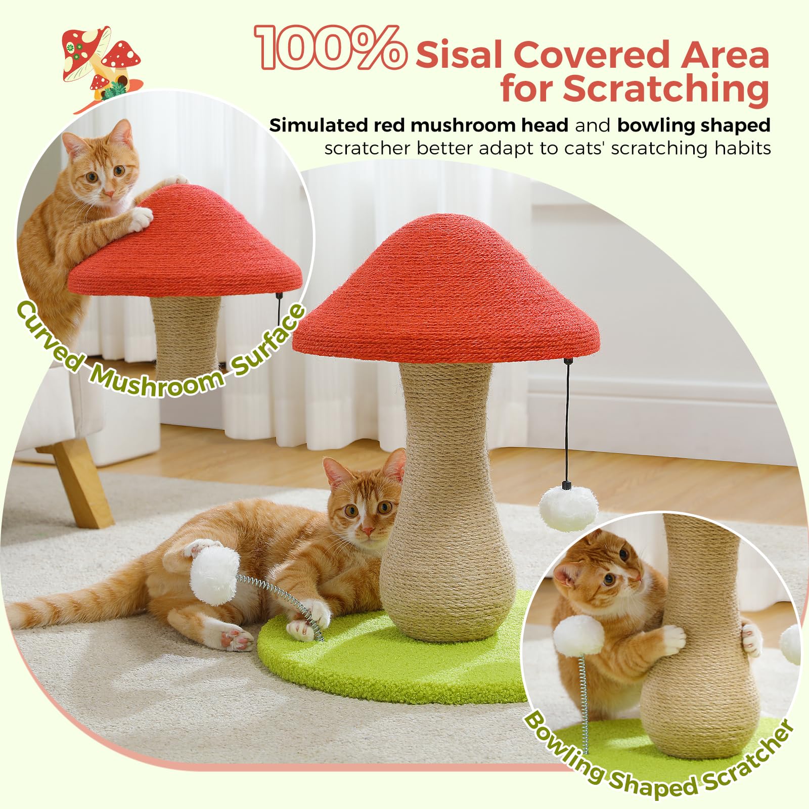 PETEPELA pompom toy adds playful exercise and stress relief for cats