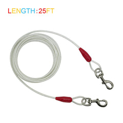Petest 250lb dog tie-out cable — heavy-duty containment for large breeds.