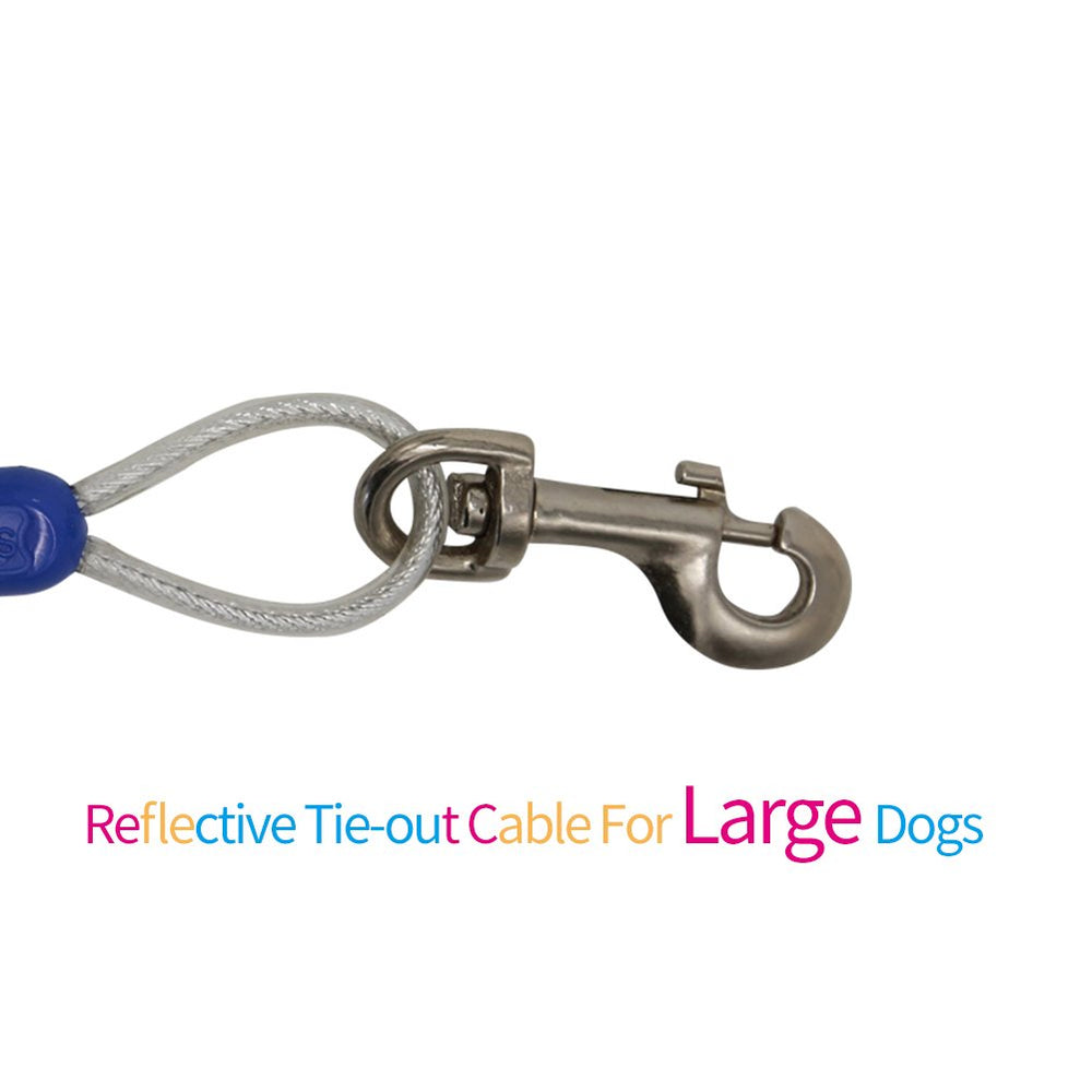 Petest durable snaps resist rust for lasting attachment to posts.