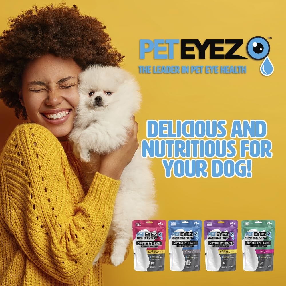 PetEyez dog snack time image captures a convenient daily reward for pets.