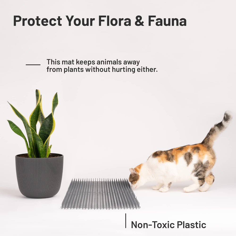 Petfolio cat deterrent mat can be cut to fit small spaces.