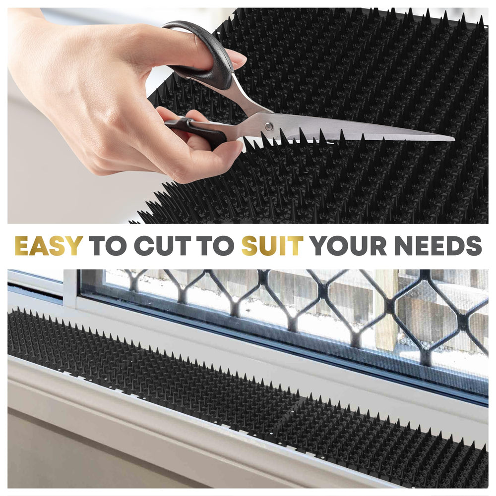 Petfolio cat spike mat wide coverage spans 17.33 square feet.