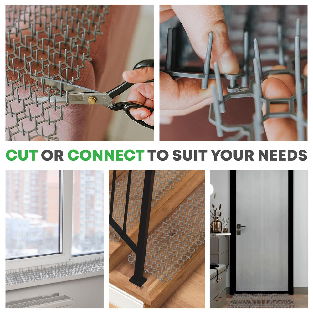 Petfolio scat mat cut-to-fit option for irregular spaces.