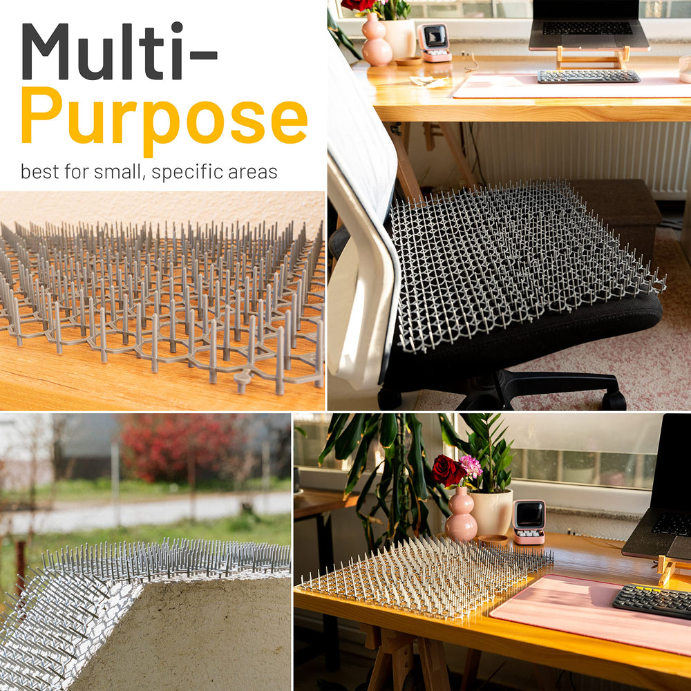 Petfolio scat mat includes 10 zip ties for setup