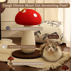 PETFROH cat tree with full sisal wrap boosts durable scratching sessions