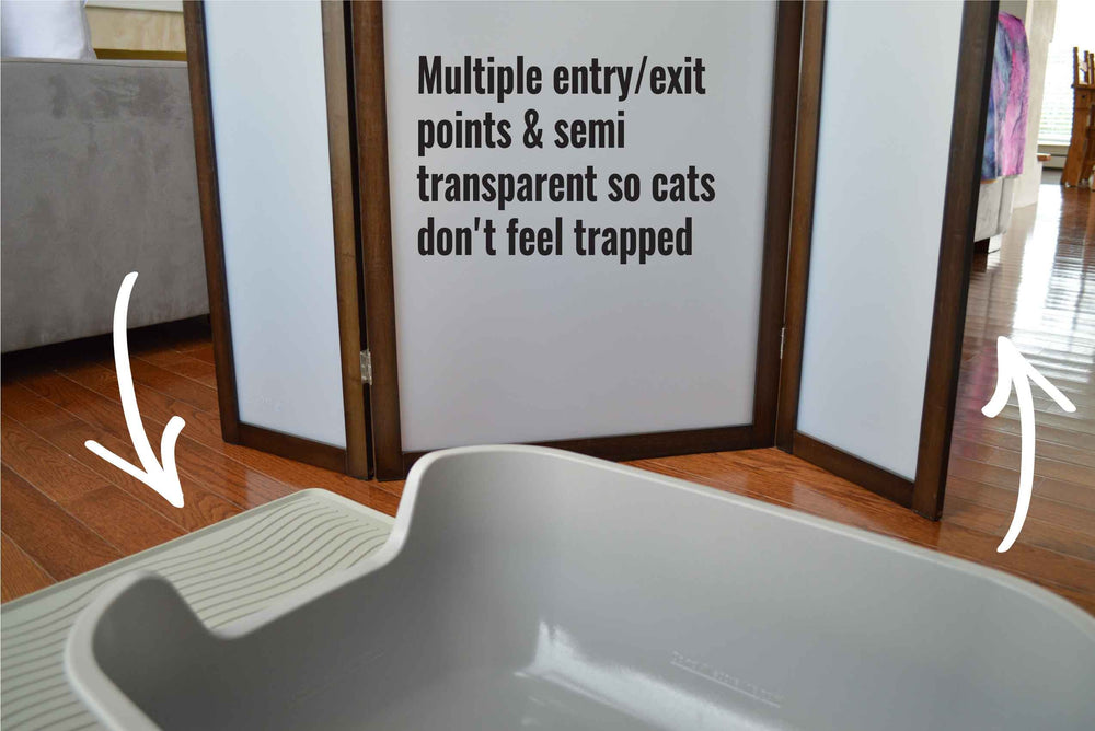 PetFusion bamboo frame with scratch-proof panels offers durable, easy-to-clean construction.