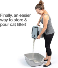 PetFusion BetterBin open top for easy refilling and quick access.