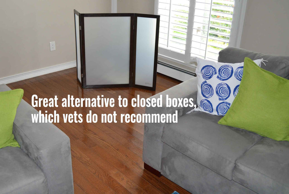 PetFusion privacy-screen open-entry design provides easy access for your cat.