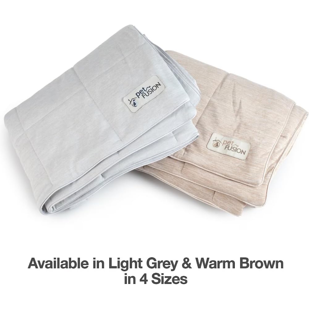 PetFusion Premium cooling blanket grey-brown colors showcase versatile styling for homes.