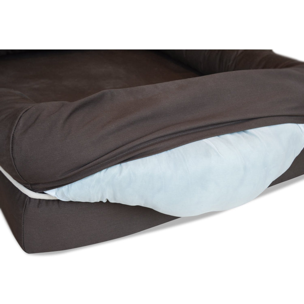 PetFusion Ultimate Dog Bed machine-washable cover simplifies cleaning and maintenance