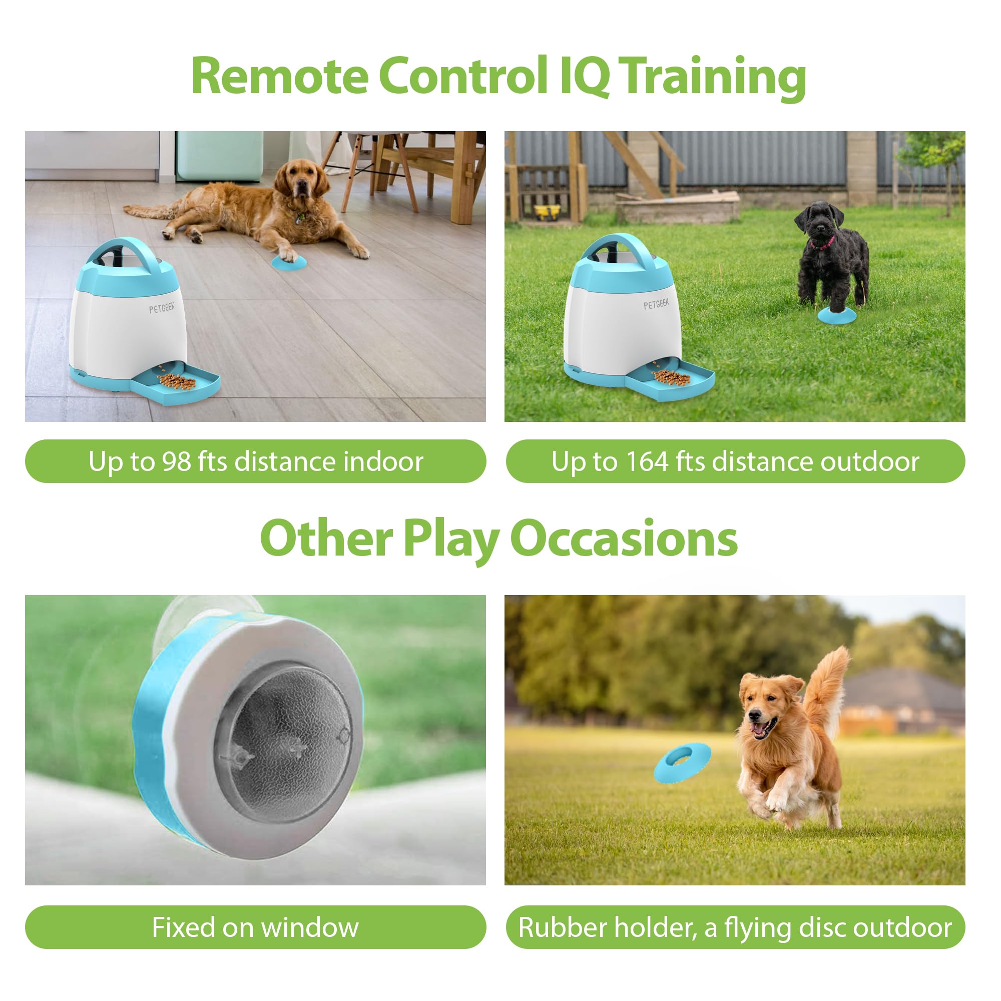 PETGEEK dual power supply setup highlights battery and USB options for continuous fun