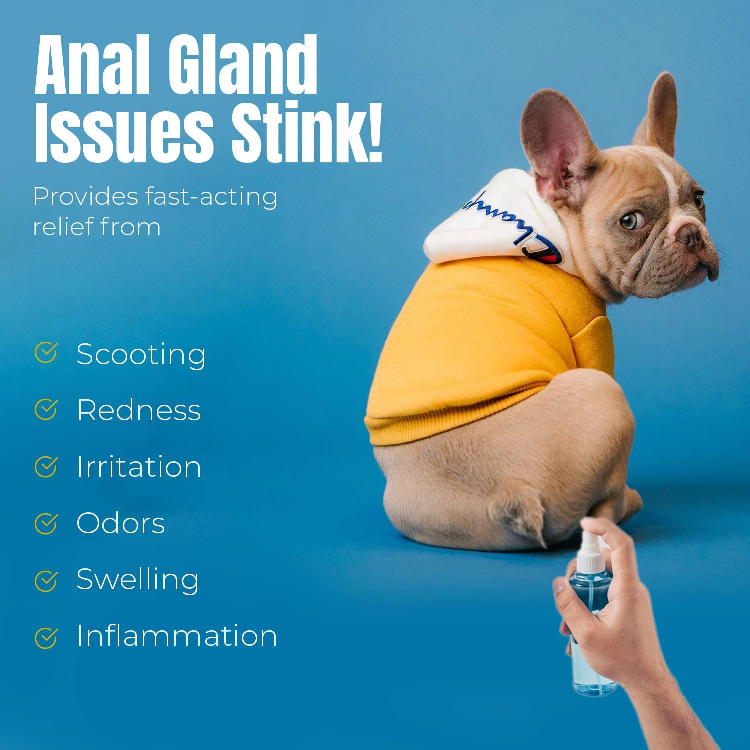 Petglow easy spray-action for quick, gentle application.
