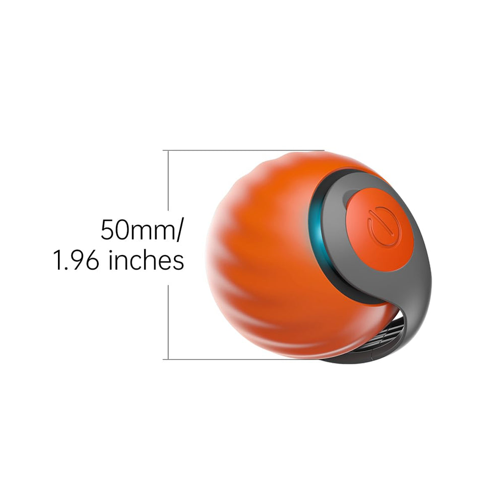 Petgravity Speedy Sprint Ball's wave-texture surface enhances unpredictable rolling.