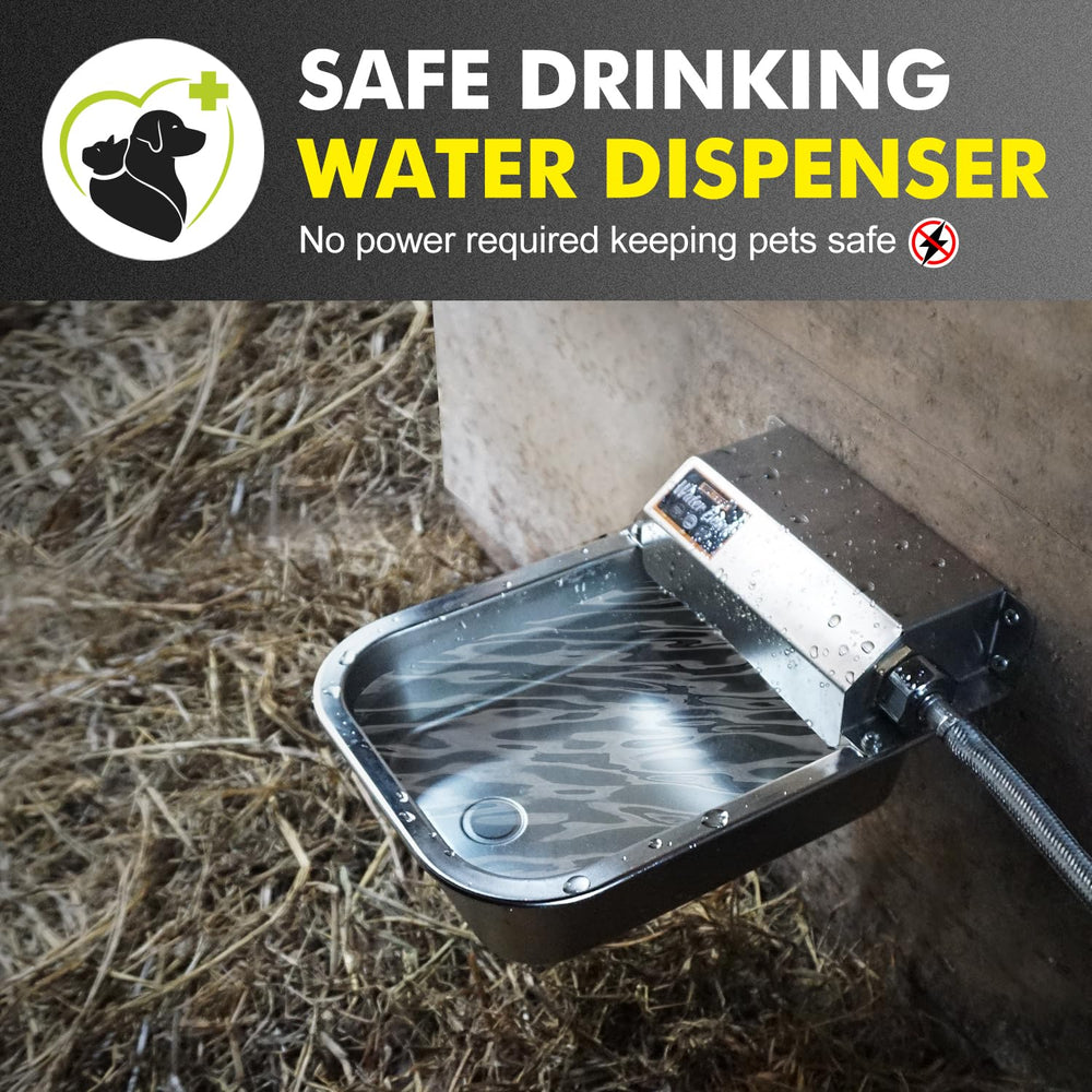 PETHIND water level valve in action maintaining water levels automatically.