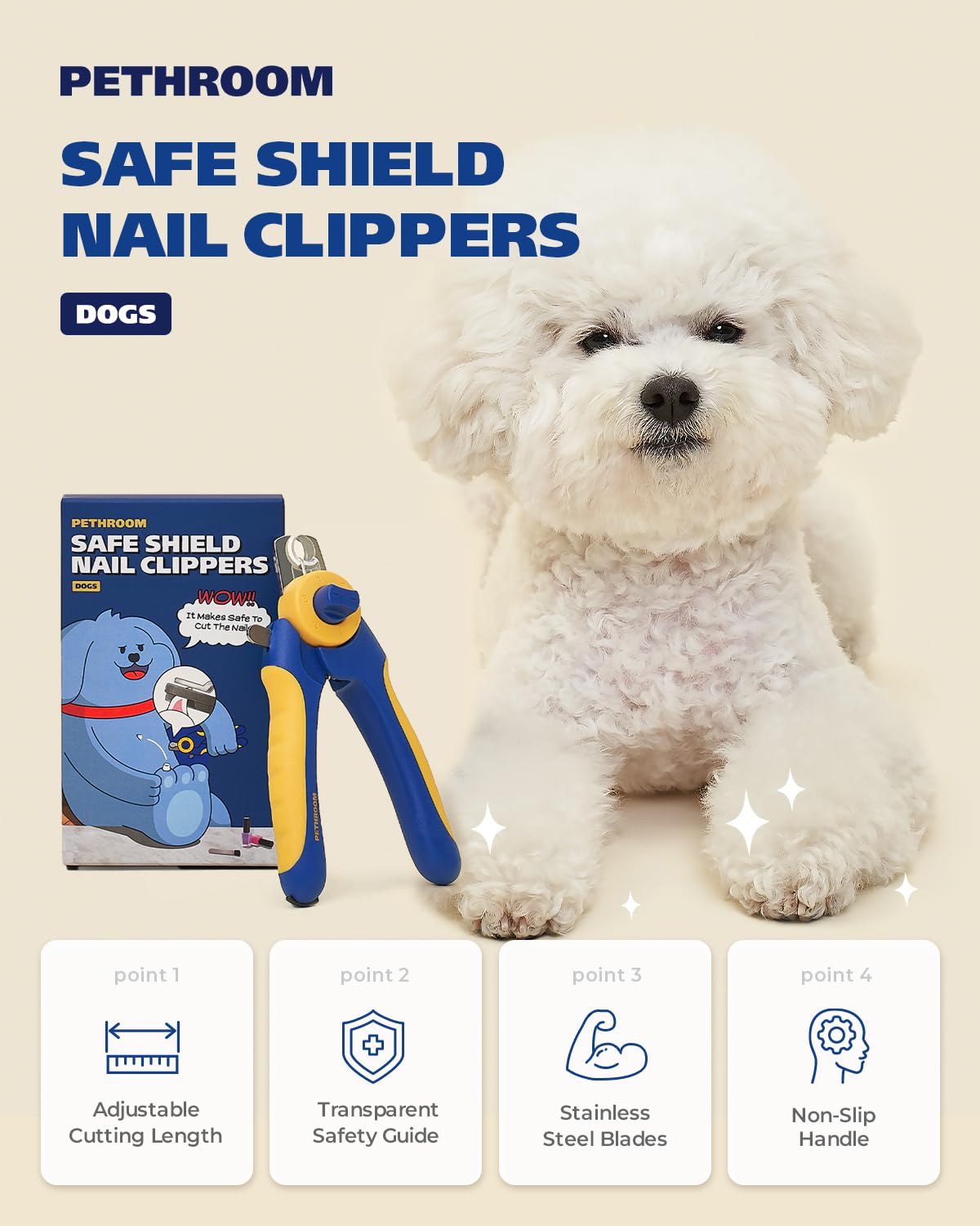 Adjustable 1–3mm safe guide for breed-spanning trimming control.