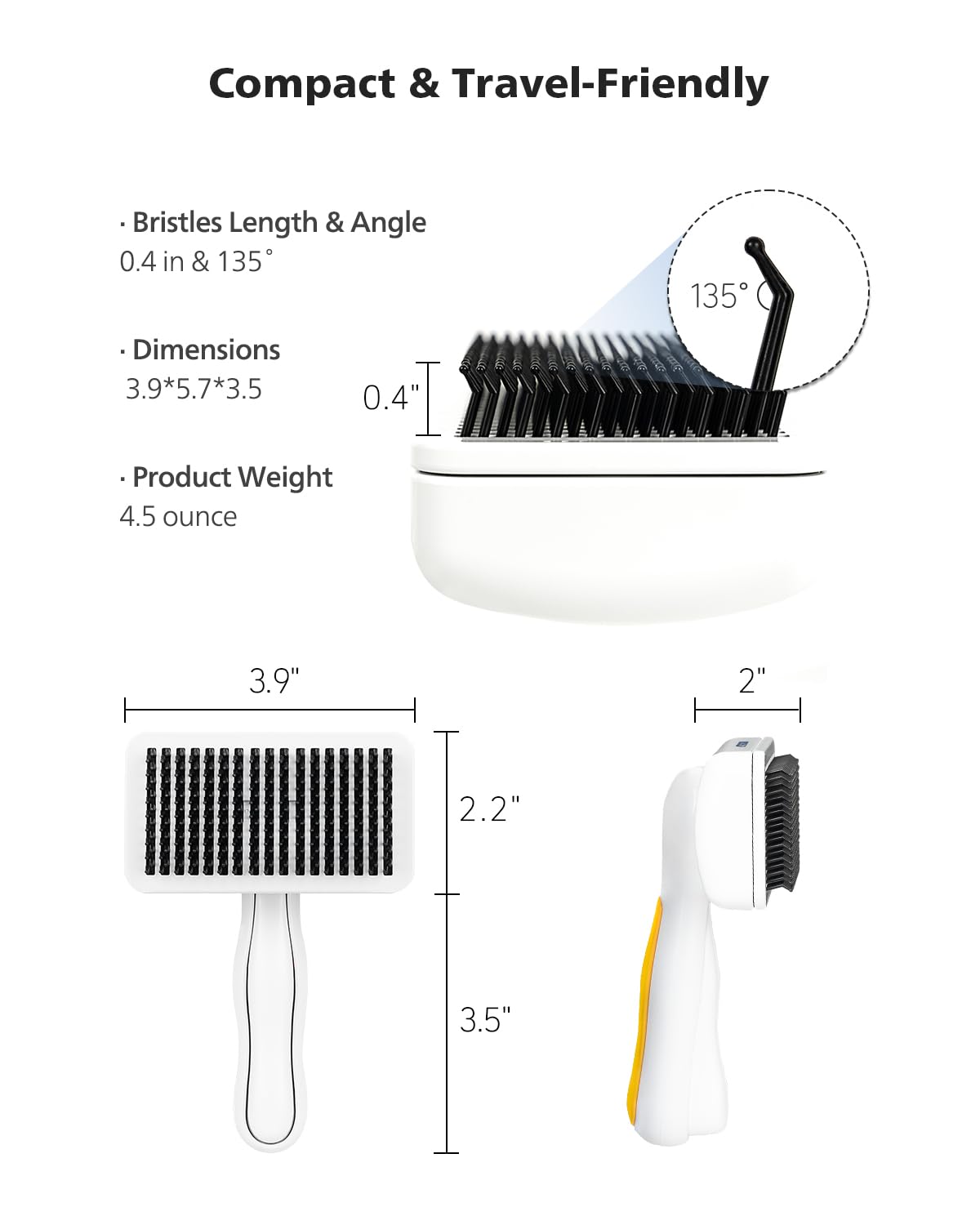 PETHROOM Grooming tool ready for travel, lightweight and portable.