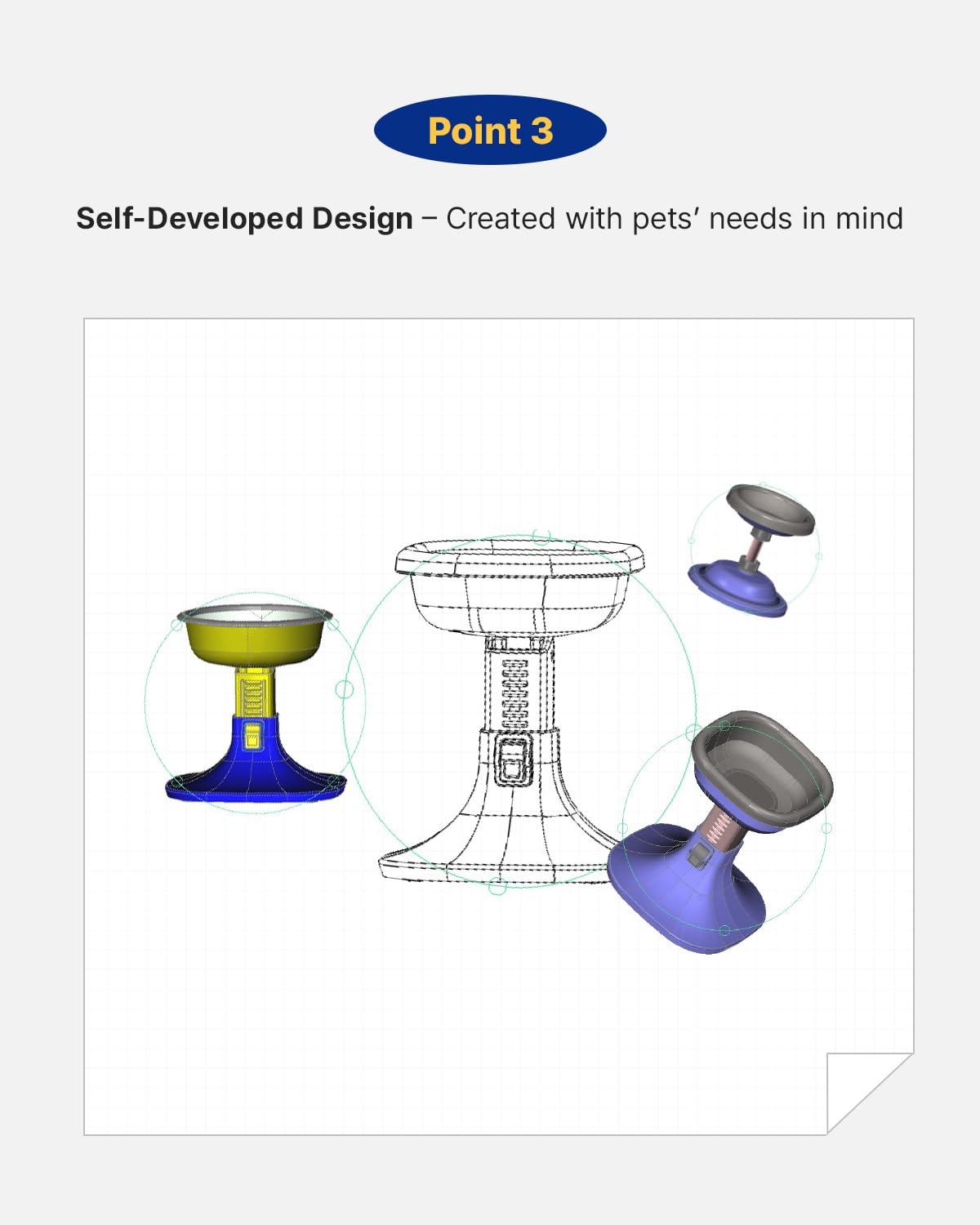 PETHROOM Well Fit suitable for flat-faced breeds during feeding