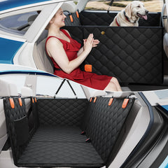 Peticon convertible back seat extender shows versatile design for shared seating and comfort