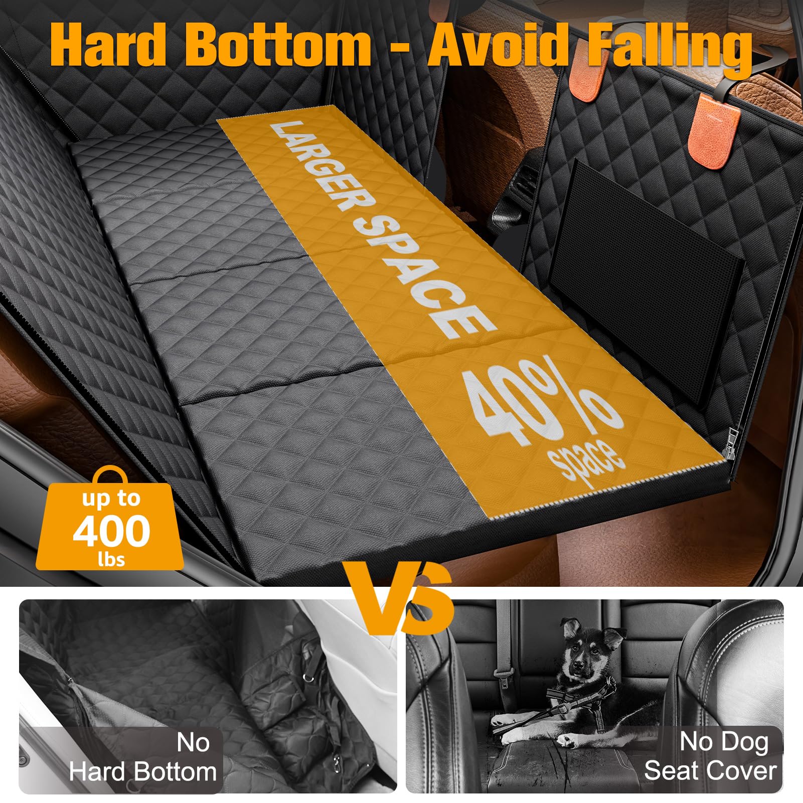 PETICON durable hard bottom plate provides strong support for larger dogs.