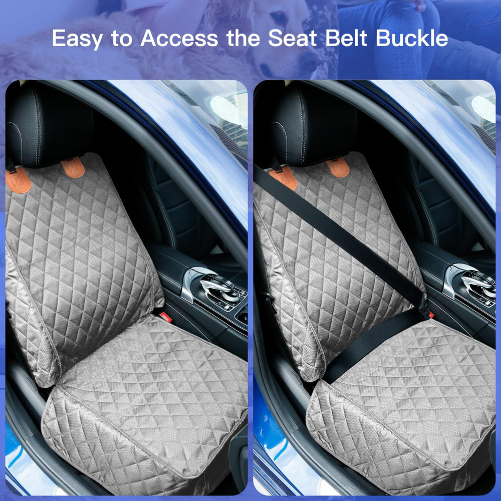 PETICON front seat cover easy to install in seconds.