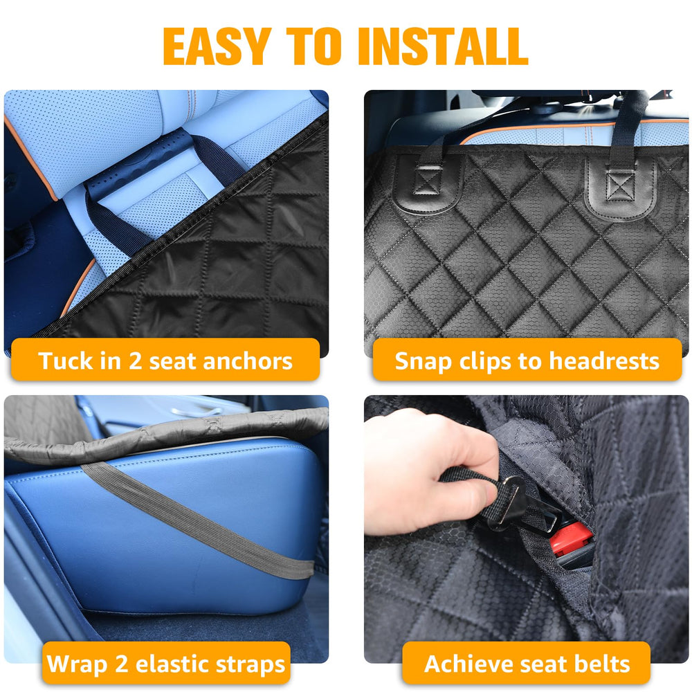 PETICON non-slip back keeps cover in place for steadier rides.