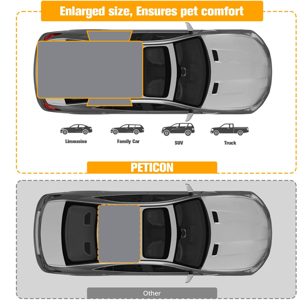 PETICON PU leather waterproof surface protects cargo from spills and scratches
