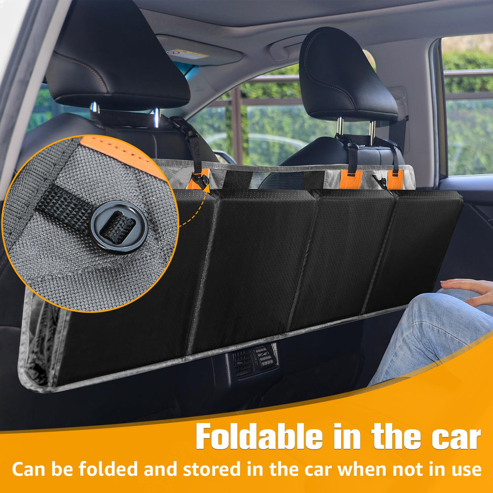 PETICON rear-seat extender offers full protection against fur and spills