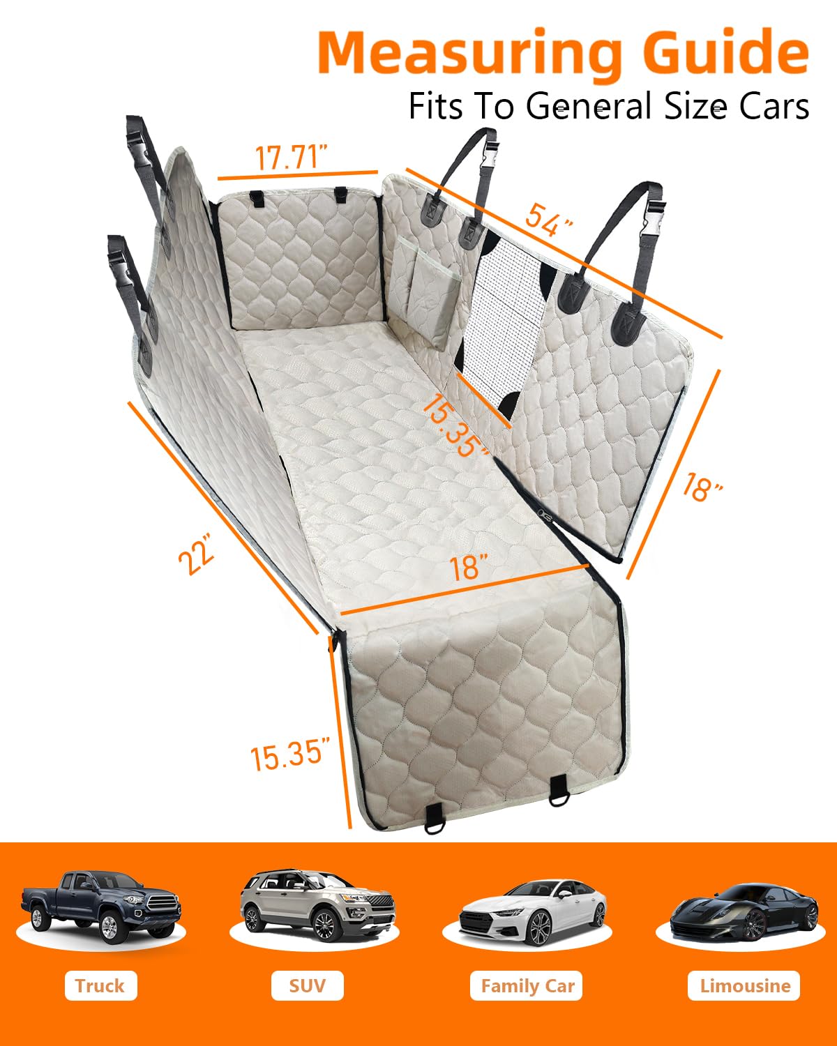 PETICON scratchproof seat cover guards leather during rides