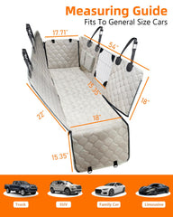 PETICON scratchproof seat cover guards leather during rides