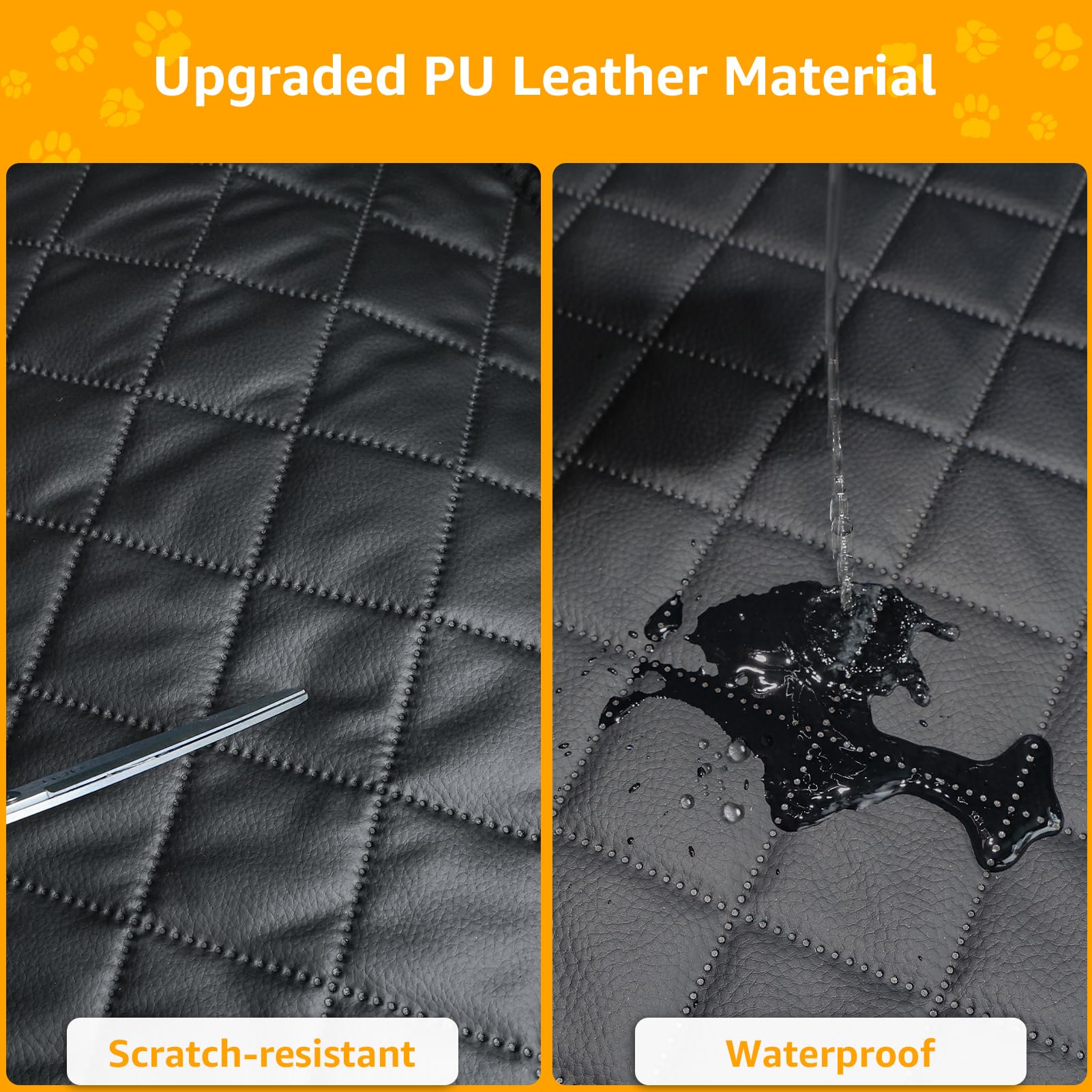 PETICON All-round protection with side flaps shields upholstery from scratches