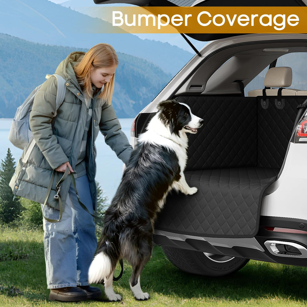 PETICON SUV Cargo Liner easy-clean fabric withstands frequent adventures.