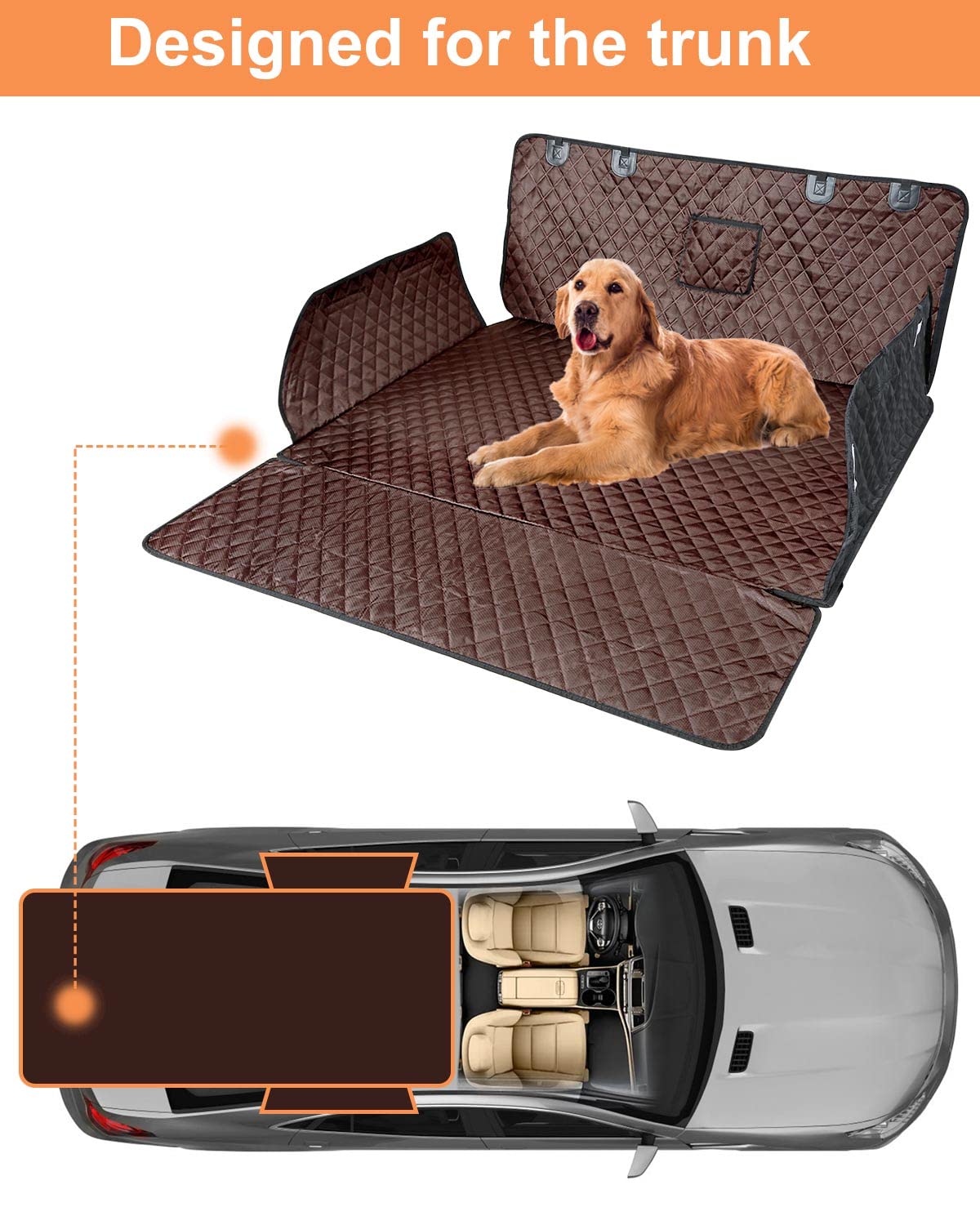 PETICON side flap detail protecting door sills and paws during travel