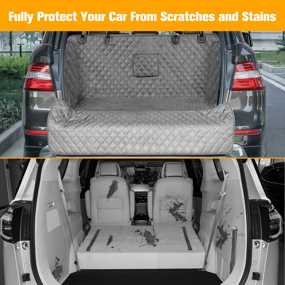 PETICON suction cups and Velcro keep side panels secure.
