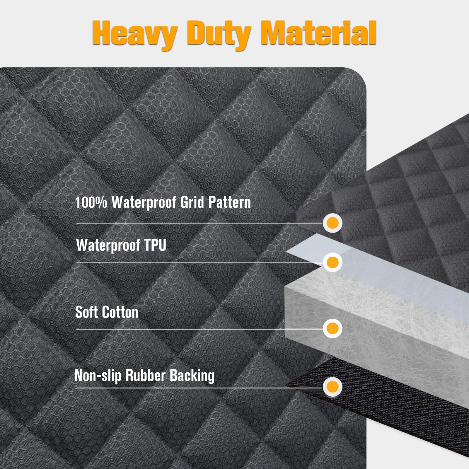 PETICON easy-cleaning design allows quick wipe-down after adventures.