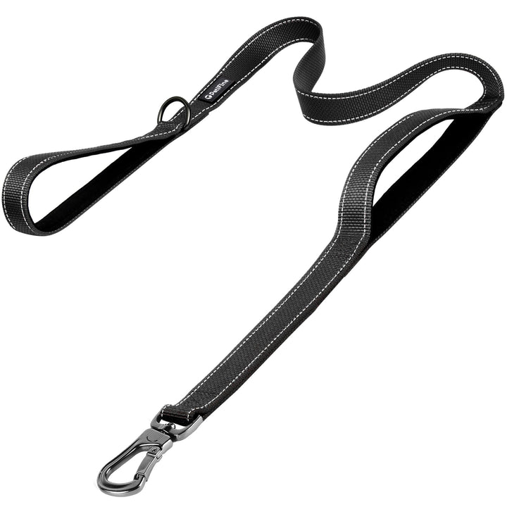PetiFine 6ft heavy-duty leash with secure clip for dependable everyday walks.
