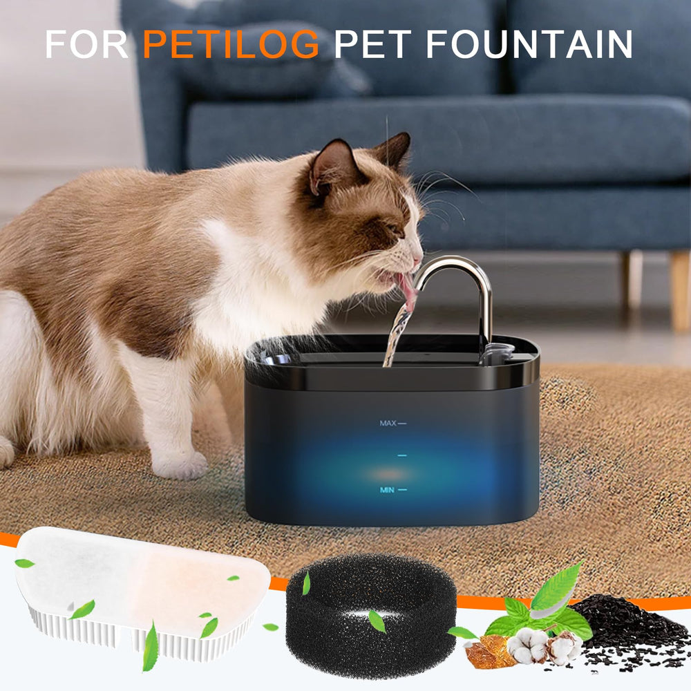 Petilog activated-carbon filter closeup highlighting odor-control potential