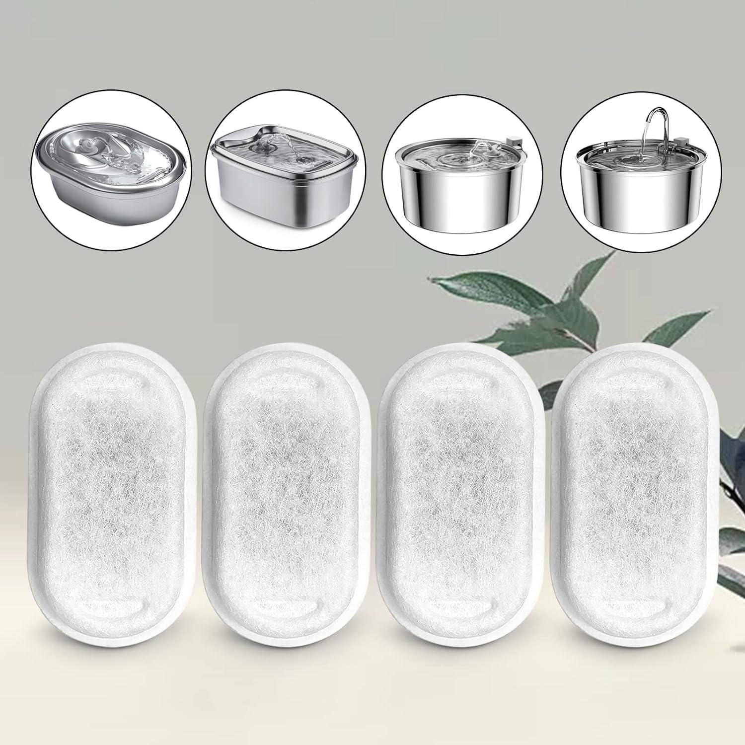 Petilog cat fountain filter installation shown with quick setup