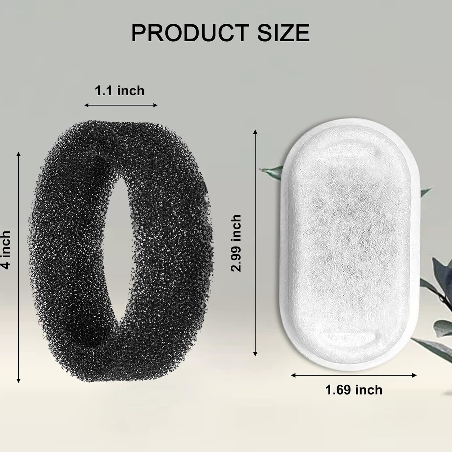 Petilog filtration layers for cat fountain filter