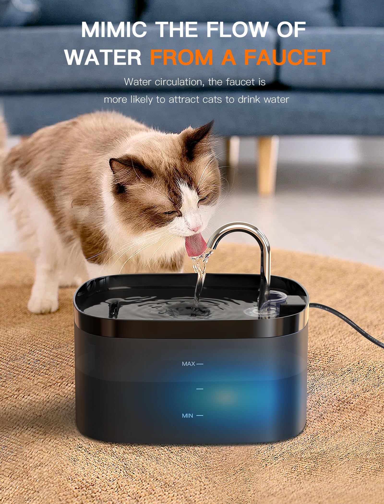 Petilog ultra-quiet pump shown in action for peaceful nights.