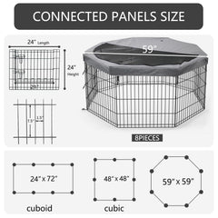 PETIME indoor-outdoor pen setup shows versatile use.