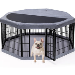 PETIME dog playpen eight-panel layout for spacious small-pet play