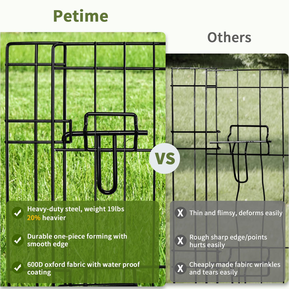 PETIME floor mat offers water-resistant protection for floors and paws.