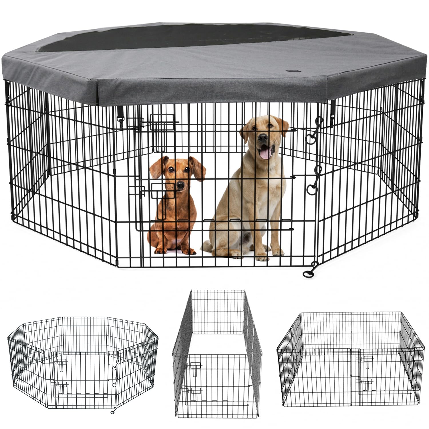 PETIME foldable pen top cover for shade during outdoor play