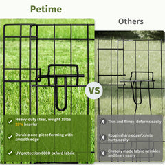 PETIME floor mat with water resistant coating protects floors and cushions tiny paws